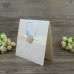 Lace Invitation Card Glitter Wedding Card with Buckle Decoration Made in China